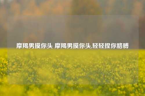 摩羯男摸你头 摩羯男摸你头,轻轻捏你胳膊