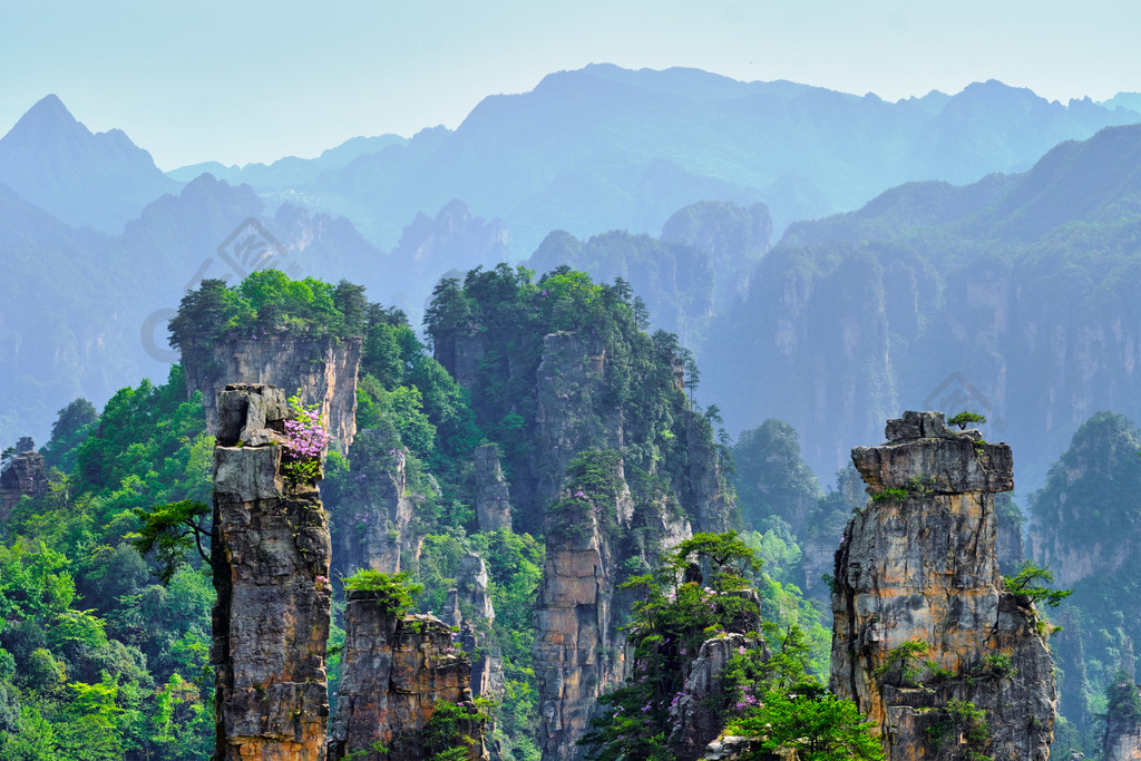 张家界旅游景点 张家界旅游景点全景图