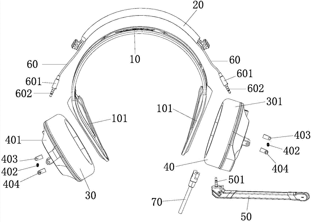 耳机构造图 耳机内部构造图