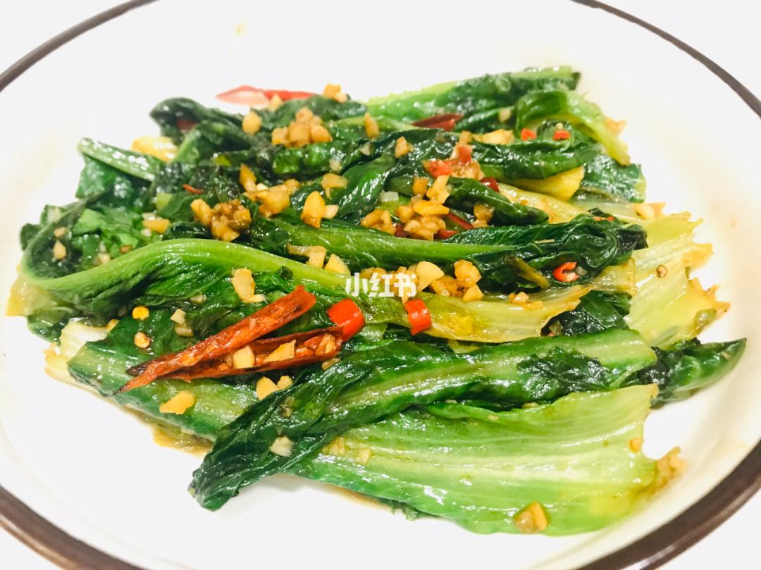 辣椒蒜炒油麦菜怎么做好吃 辣椒蒜炒油麦菜怎么做好吃视频