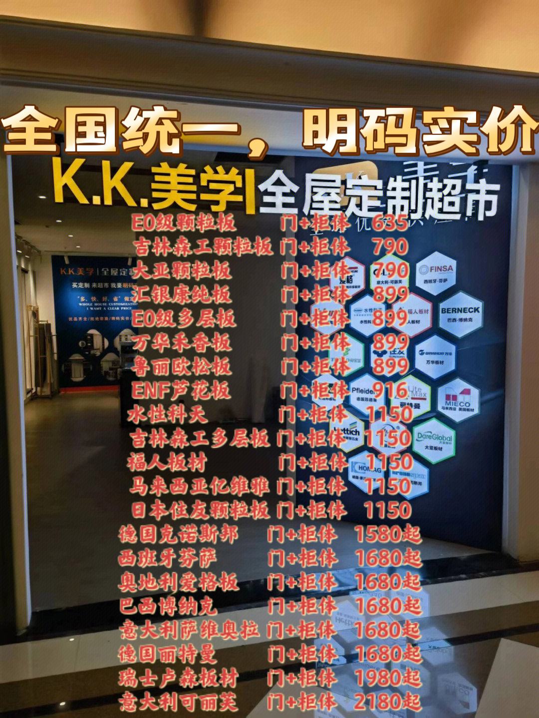 kk美学全屋定制超市加盟多少钱 kk美学全屋定制超市加盟多少钱一个月