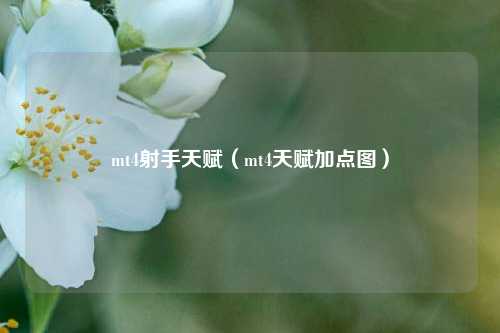 mt4射手天赋（mt4天赋加点图）